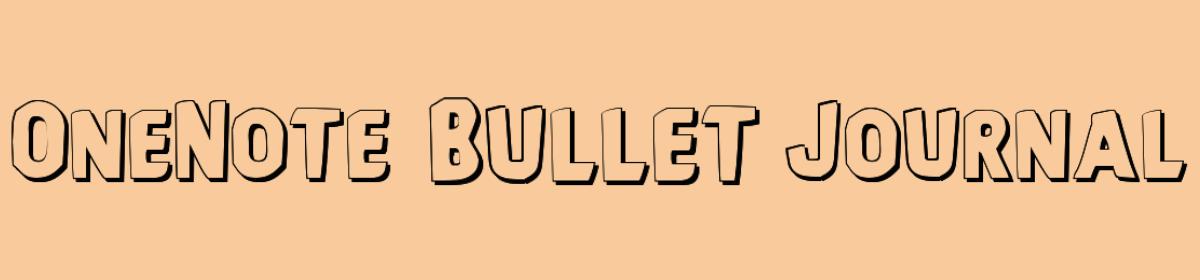 OneNote Bullet Journal